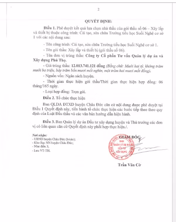 BR-VT: Gói cải tạo 3 trường TH tại Châu Đức về tay ai? - Hình 3 BR-VT: Goi cai tao 3 truong TH tai Chau Duc ve tay ai?-Hinh-3