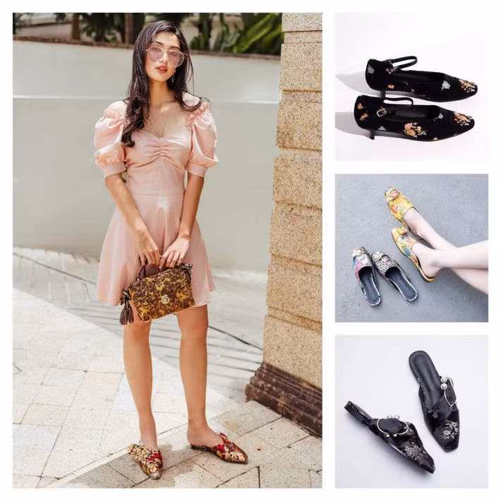 Những chi tiết thêu hoa trên nền chất liệu nhung hoặc satin sẽ mang lại sự nữ tính pha lẫn chút cổ điển Giày loafers sang chảnh Những đôi giày loafers cũng là một phong cách không thể thiếu vào dịp năm mới. Mẫu giày đã ra đời từ thế kỷ XIX nhưng đến nay sức hút của chúng vẫn không hề thay đổi. Giày loafers toát lên vẻ thanh lịch và thoải mái.