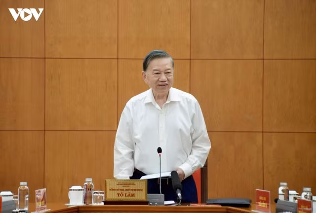 Tổng Bí thư, Chủ tịch nước Tô Lâm làm việc với Ban Tuyên giáo Trung ương.