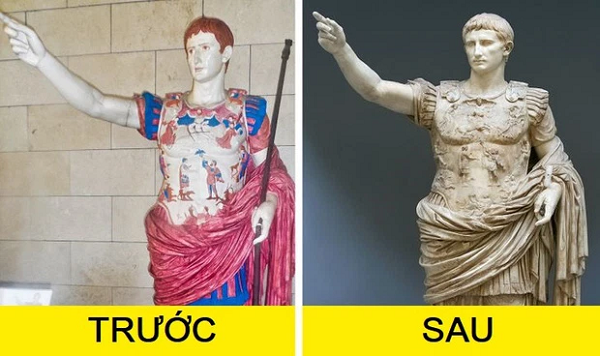 Nhắc đến các tác phẩm điêu khắc của Hy Lạp và La Mã cổ đại, mọi người thường nhớ đến các bức tượng tuyệt đẹp màu trắng đặc trưng được làm từ đá cẩm thạch. Thế nhưng diện mạo nguyên bản của chúng còn đẹp và kỳ công hơn nhiều.