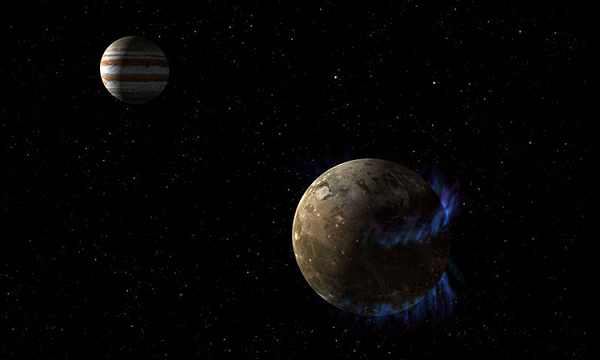 Trước đó, theo NASA, mặt trăng Ganymede chứa nhiều nước hơn tất cả đại dương trên Trái Đất cộng lại. Tuy nhiên, vì nhiệt độ quá lạnh nên tất cả nước trên bề mặt đều bị đóng băng. Do nước bị đóng băng nên không hề có sự bốc hơi nào.