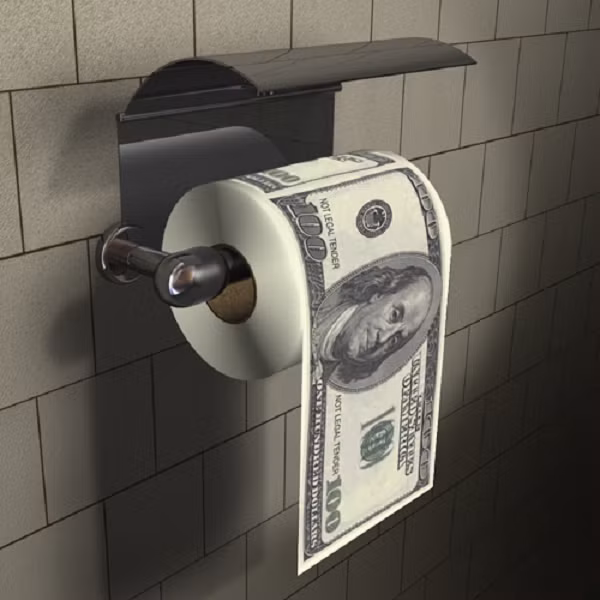 Từ một nước giàu có, dùng tiền đô la làm giấy vệ sinh, Nauru rơi xuống thành quốc đảo nghèo khổ với GDP chỉ vào khoảng 102 triệu USD, thấp thứ 2 thế giới sau Tuvalu. Khoảng 90% người dân Nauru thất nghiệp còn tệ nạn tham nhũng, rửa tiền thì tràn lan.