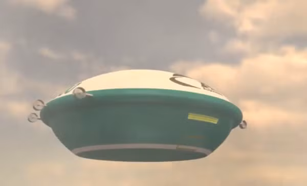 Thiết kế khinh khí cầu gồm 2 buồng khí cung cấp lực nâng. Phiên bản 600 tấn sẽ chứa 620.000 m3 khí helium, bên cạnh khoang không khí được làm nóng với nhiệt độ 200 độ C.