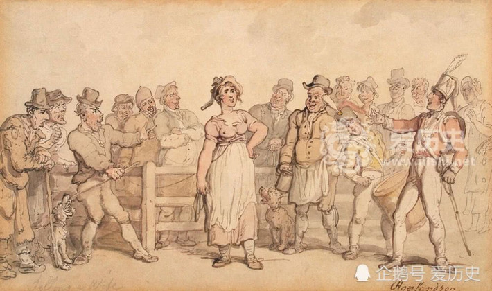 Bài báo sớm nhất viết về hoạt động bán vợ như trên xuất hiện vào năm 1733. Theo bài báo đó, người đàn ông tên Samuel Whitehouse đã bán vợ tên Mary cho người đàn ông khác, tên là Thomas Griffith với giá khoảng 1 bảng Anh (khoảng 29.000 VND). Ảnh QQ.