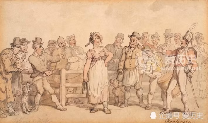 Bài báo sớm nhất viết về hoạt động bán vợ như trên xuất hiện vào năm 1733. Theo bài báo đó, người đàn ông tên Samuel Whitehouse đã bán vợ tên Mary cho người đàn ông khác, tên là Thomas Griffith với giá khoảng 1 bảng Anh (khoảng 29.000 VND). Ảnh QQ.