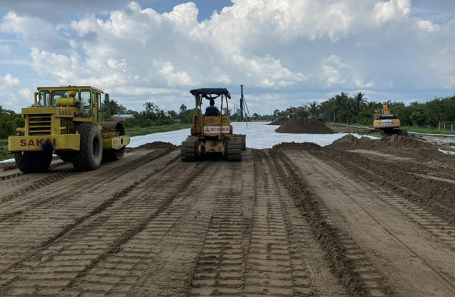 Thí điểm dùng cát biển thay thế cát sông đắp nền cao tốc khu vực ĐBSCL Thi diem dung cat bien thay the cat song dap nen cao toc khu vuc DBSCL