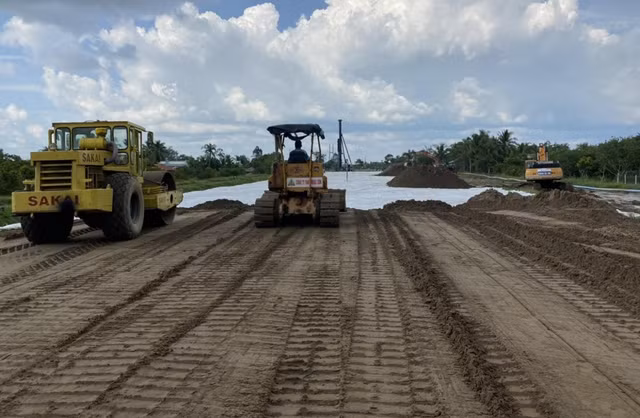 Thi diem dung cat bien thay the cat song dap nen cao toc khu vuc DBSCL