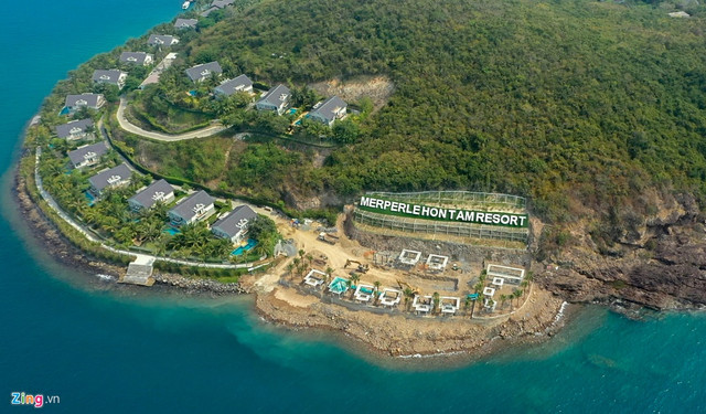 Cận cảnh công trình không phép ở đảo Hòn Tằm, lấn danh thắng vịnh Nha Trang - Hình 5 Can canh cong trinh khong phep o dao Hon Tam, lan danh thang vinh Nha Trang-Hinh-5