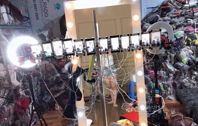 Livestream bán hàng lậu thu chục tỷ mỗi tháng Livestream ban hang lau thu chuc ty moi thang