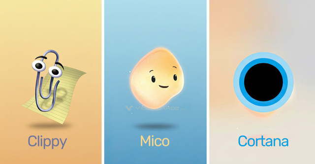 Hai "người tiền nhiệm" của Mico đã từng thất bại vì nhiều nguyên nhân khác nhau. mico-clippy-cortana-1536x799.jpg
