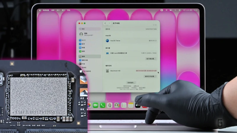 'Pháp sư Trung Hoa' nâng cấp bộ nhớ Macbook Neo lên 1TB