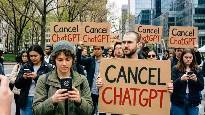 Hàng triệu người dùng tẩy chay ChatGPT vì bán mình cho chính phủ Mỹ