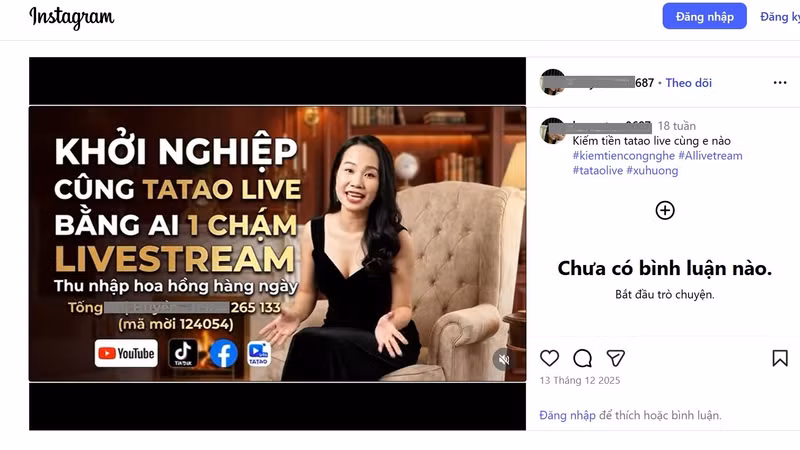 "Nuôi" AI Live Stream bán hàng - Mảnh đất màu mỡ của đa cấp biến tướng