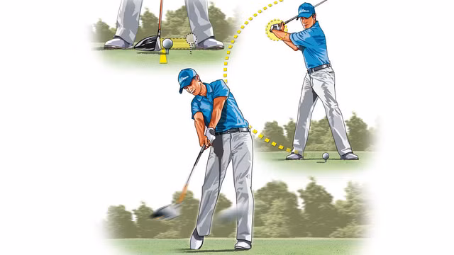 Cach danh bong golf thap va xa khi thoi tiet co gio