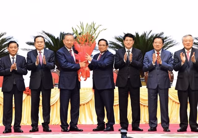 Tổng Bí thư Lào gửi thư chúc mừng Tổng Bí thư, Chủ tịch nước Tô Lâm Tong Bi thu Lao gui thu chuc mung Tong Bi thu, Chu tich nuoc To Lam