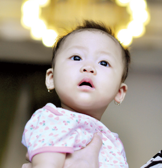 Bé Ủn, con gái của anh Trình Tuấn. Bé Ủn, con gái của anh Trình Tuấn.