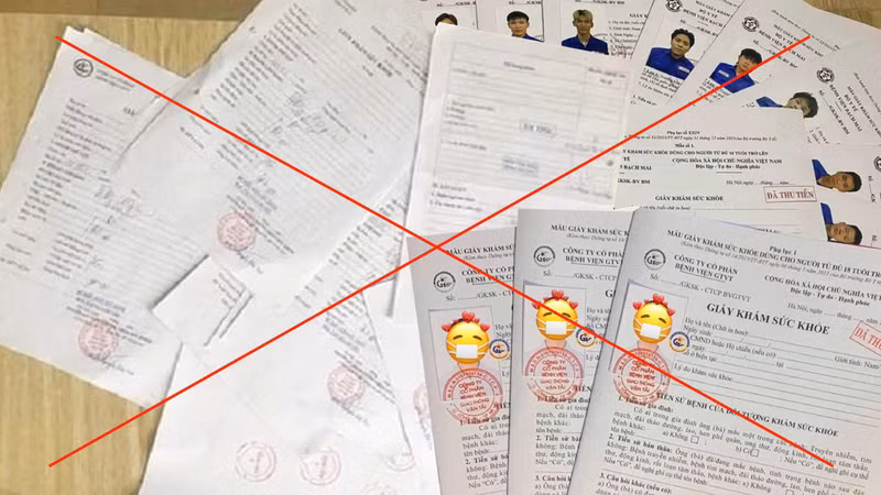 Giấy khám sức khỏe giả tràn lan, mua dễ như một món hàng