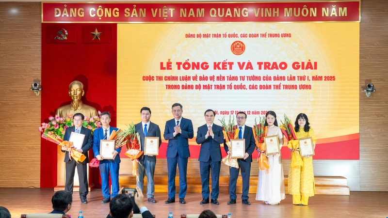 VUSTA đoạt Giải Ba Cuộc thi chính luận về bảo vệ nền tảng tư tưởng của Đảng