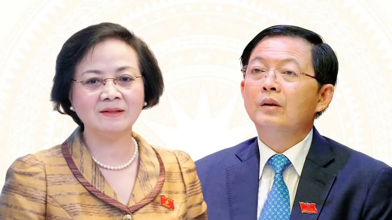 Bà Phạm Thị Thanh Trà và ông Hồ Quốc Dũng làm Phó thủ tướng Chính phủ