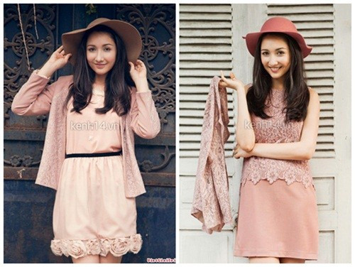 Anna Trương - con gái Mỹ Linh, Anh Quân: Gương mặt trái xoan, mắt bồ câu cùng đôi má lúm duyên dáng là ấn tượng khó quên khi gặp "bông hồng lai". Tuy là con riêng của nhạc sĩ Anh Quân với một phụ nữ Đức, nhưng cô thường được gọi là "con gái của Mỹ Linh". Cô nàng cũng là một hot girl tài năng khá nổi tiếng của Hà Thành. Không chỉ có năng khiếu âm nhạc, Anna Trương còn là một trong những mẫu trẻ sáng giá của làng catwalk.