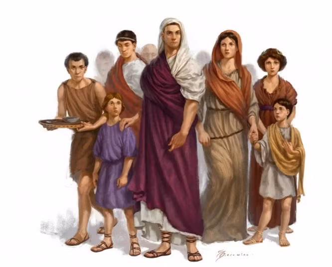 7. Ở Rome cổ đại, người cha có thể bán con trai làm nô lệ: Người cha là người đứng đầu gia đình và sở hữu quyền lực tuyệt đối đối với vợ, con cái và gia đình. Người cha cũng có quyền quyết định có nên giữ đứa trẻ trong gia đình hay không. Người cha được trao quyền bán con trai làm nô lệ. Nếu người mua nô lệ không còn cần nữa, người con có thể trở về nhà. Tuy nhiên, người cha chỉ có thể làm việc này 3 lần nếu không, họ sẽ bị xem như là một người cha tồi. Họ thậm chí có thể giết một thành viên trong gia đình. May mắn thay, có rất ít người cha ác độc đến vậy! 