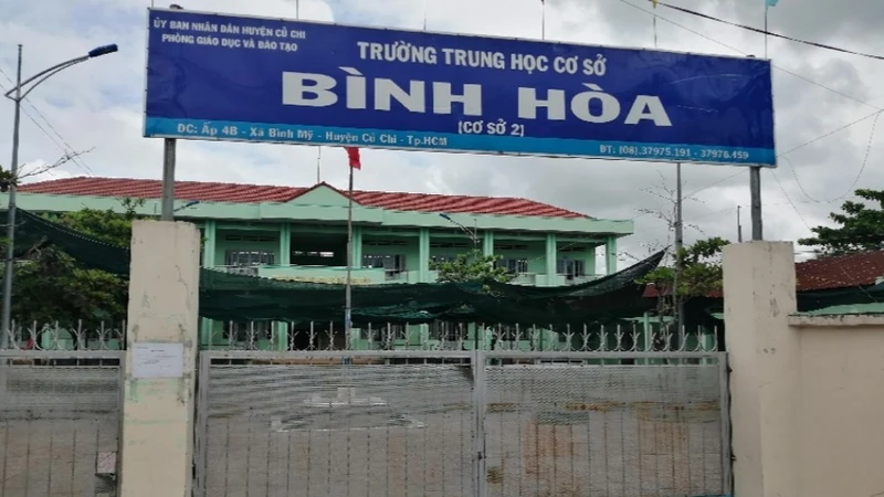 Gói cung cấp thiết bị trường THCS Bình Hòa, Củ Chi về tay Công ty Hữu Hạnh