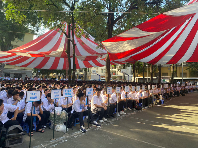 Lễ khai giảng năm học 2025–2026 của Trường THPT Chuyên Khoa học Tự nhiên (Trường Đại học Khoa học Tự nhiên, Đại học Quốc gia Hà Nội). Ảnh: Mai Loan z6978199489254-1a0766c6032824570f3fe4f2fe80b289.jpg