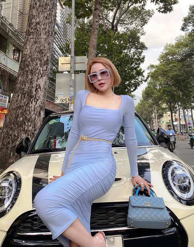 Gu thời trang sang chảnh của hot girl Trâm Anh - Hình 6 Gu thoi trang sang chanh cua hot girl Tram Anh-Hinh-6