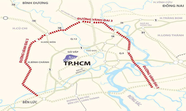 Đường vành đai 3 TP.HCM kỳ vọng sức bật kinh tế trọng điểm phía Nam Duong vanh dai 3 TP.HCM ky vong suc bat kinh te trong diem phia Nam