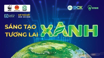 TPHCM hưởng ứng Giờ Trái đất 2026: "Sáng tạo xanh – Tương lai xanh"