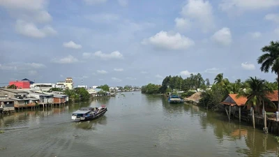 Vĩnh Long khởi công kè sông Long Hồ thuộc dự án chống ngập hơn 4.000 tỷ đồng