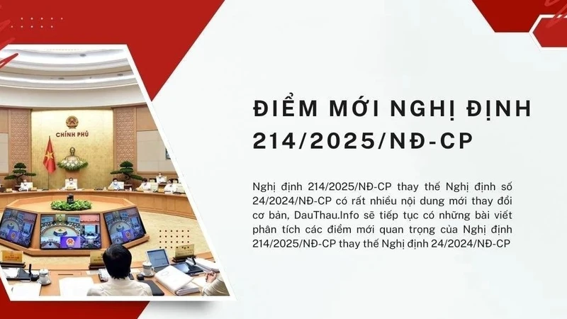 Nhiều thay đổi lớn trong lựa chọn nhà thầu theo Nghị định 214/2025/NĐ-CP