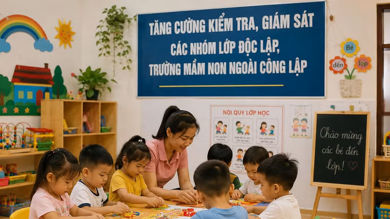TPHCM tăng cường kiểm tra các nhóm lớp độc lập, trường mầm non ngoài công lập