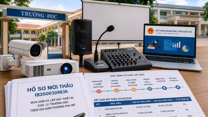 Gói thầu IB2600309836: Xử lý kiến nghị và điều chỉnh HSMT để bảo đảm công bằng