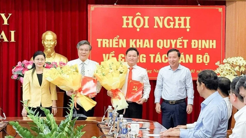 Tỉnh ủy Đồng Nai công bố quyết định về công tác cán bộ