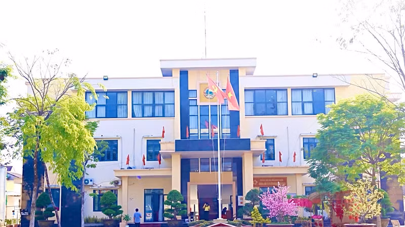 Trụ sở phường Minh Hưng (Nguồn Trang TTĐT phường Minh Hưng)