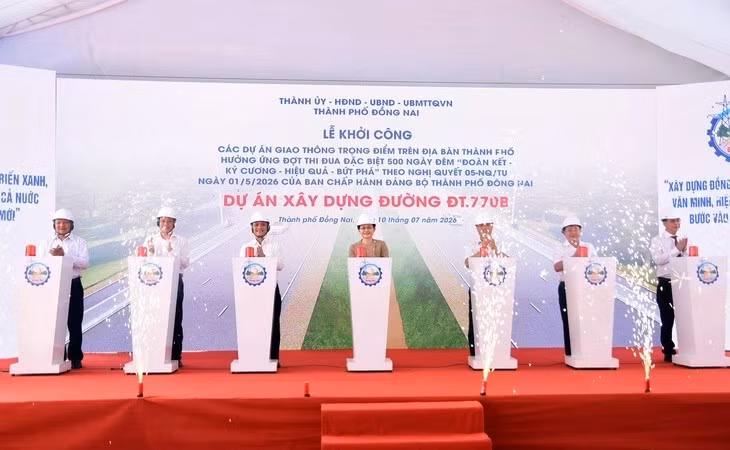 Khởi công tuyến đường ĐT.770B dài hơn 42km kết nối Sân bay Long Thành