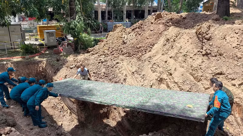 Phát hiện thêm hố chôn tập thể liệt sĩ tại Công viên Lê Thị Riêng, TP HCM