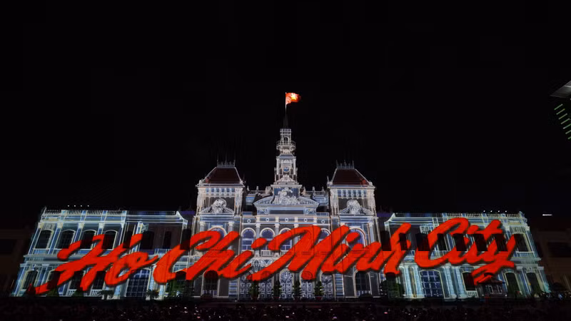 TP HCM trình diễn 3D Mapping chào mừng 50 năm thành phố mang tên Bác