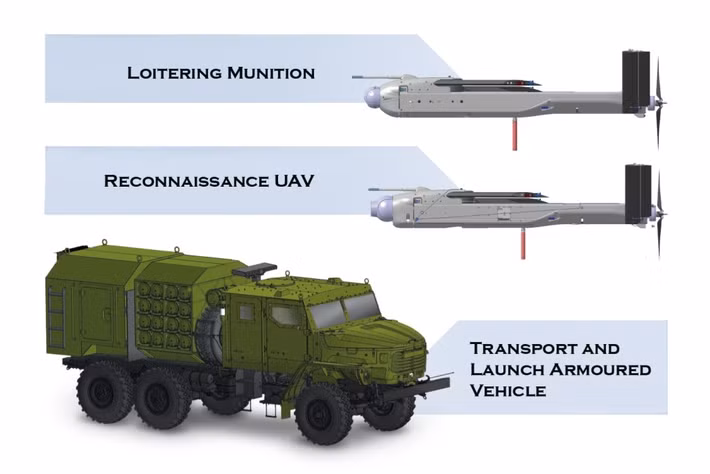 Nhưng khi chúng được trang bị đầu đạn nhiệt áp, loại drone này bỗng chốc biến thành vũ khí hủy diệt đáng sợ. Có trọng lượng cất cánh khoảng 14,5 kg, trong đó đầu đạn chiếm 4,6 kg loại nhiệt áp (thermobaric), mang lại sức công phá lớn đối với nhân lực, công trình nhẹ và phương tiện không bọc thép hoặc bọc thép nhẹ.