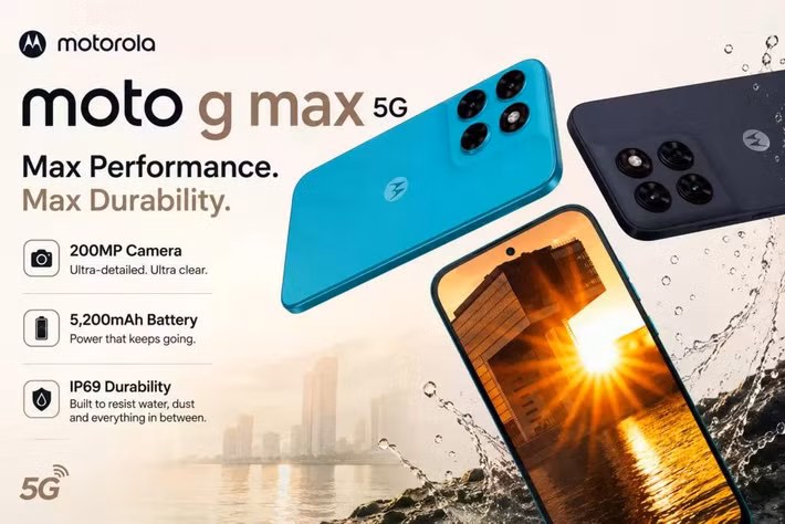 Motorola đã ra mắt điện thoại thông minh Moto G Max (Moto G87) mới, sự kết hợp thành công giữa thân máy bền bỉ, ống kính độ phân giải cao tiên tiến và màn hình AMOLED lớn trong phân khúc giá tầm trung.