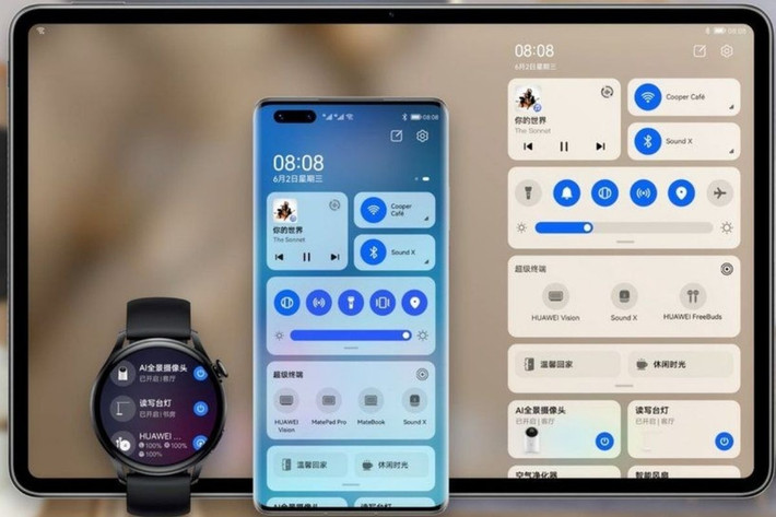 Kiến trúc kết nối mới mang tên Galaxy Interconnection giúp các thiết bị trong hệ sinh thái HUAWEI tương tác với nhau ở tốc độ 160MB/s. Tốc độ này đi kèm với việc giảm 20% mức tiêu thụ điện năng khi duy trì kết nối không dây.