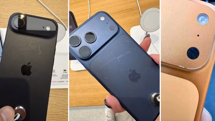 Trong khi đó, khung nhôm của iPhone 17 Pro lại dễ xước và biến dạng ngay cả khi được bảo quản cẩn thận.