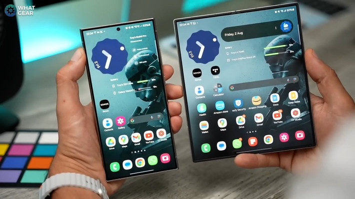 Đáng chú ý, Galaxy Z Fold 6 khi mở ra mỏng hơn 0,2mm, vì vậy S25 Edge không phải là chiếc điện thoại thông minh mỏng nhất mà Samsung từng sản xuất.