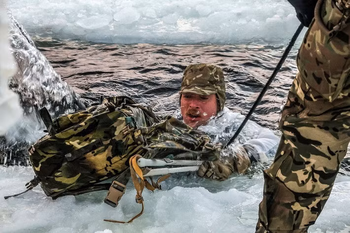 Vai trò của Thủy quân lục chiến Anh tại Bắc Cực được xây dựng dựa trên hàng thập kỷ kinh nghiệm tác chiến trong điều kiện giá lạnh khắc nghiệt và chiến tranh trên núi, bắt đầu từ các cuộc đột kích commando tại Na Uy trong Thế chiến II.