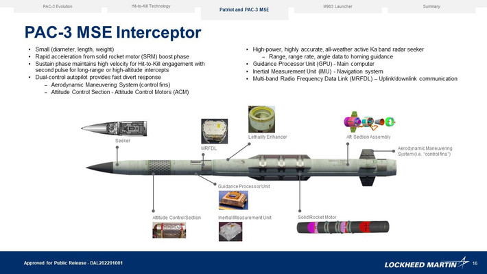 Ông Cook cho biết, bản MoU với Lockheed Martin là “bước đi đầu tiên” để hiện thực hóa tham vọng này, đồng thời nhấn mạnh việc ưu tiên sử dụng “các linh kiện châu Âu” cho PAC-3 MSE.