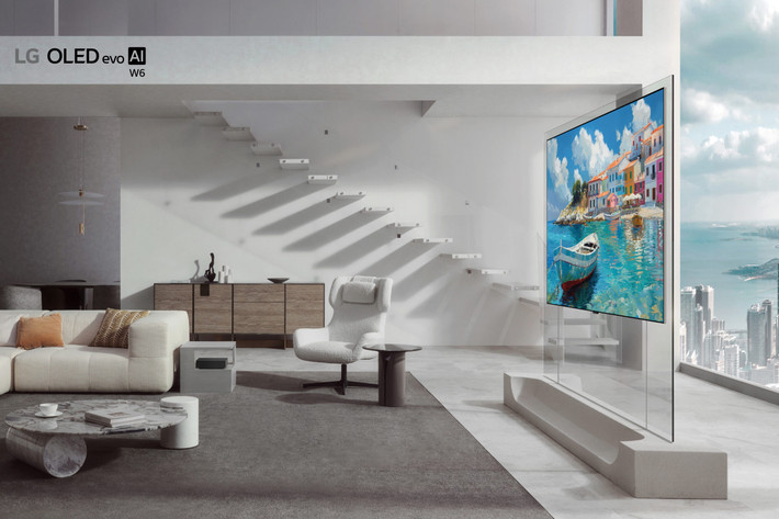 LG đã chính thức ra mắt chiếc TV OLED evo W6 tại sự kiện CES 2026, với tuyên bố đây là TV OLED 'True Wireless' mỏng nhất thế giới hiện nay.