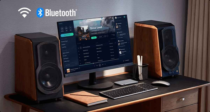 Nếu bạn đang tìm kiếm một chiếc loa thông minh đa năng, hãy xem xét kỹ Edifier S1000W, vì nó hỗ trợ kết nối với Alexa, AirPlay 2 và Spotify Connect. Những chiếc loa này kết nối với hệ thống Wi-Fi tại nhà và phát nhạc bằng lệnh thoại thông qua các trợ lý thông minh tương thích. Hơn nữa, bạn có thể tạo trải nghiệm âm nhạc đa phòng với S1000W bằng cách nhóm hai hoặc nhiều loa lại với nhau và đặt chúng ở các phòng khác nhau để tạo nên trải nghiệm âm thanh sống động trong nhà. Sản phẩm sở hữu các tính năng cốt lõi của S1000MKII, chẳng hạn như loa tweeter vòm titan và loa trầm nhôm, cùng với nhiều tùy chọn đầu vào.