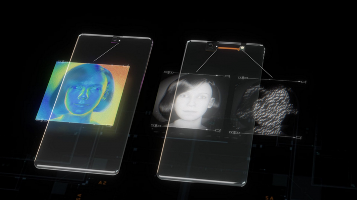 Thông tin nội bộ mô tả đây là một "hệ thống xác thực bằng ánh sáng phân cực". Nó được cho là liên kết với cảm biến ISOCELL Vizion ở mặt trước và một quy trình "vùng an toàn" (secure enclave) mới.