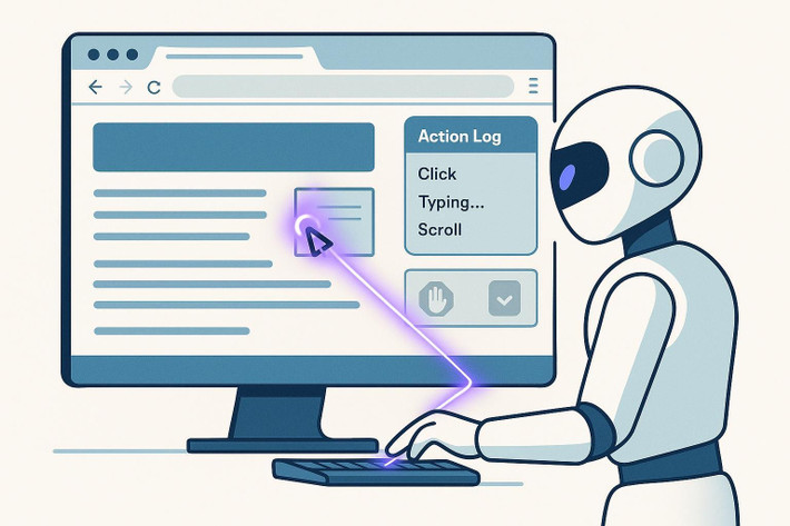 Các khả năng của AI này bao gồm click, cuộn, nhập liệu, kéo-thả và điều hướng trang web.